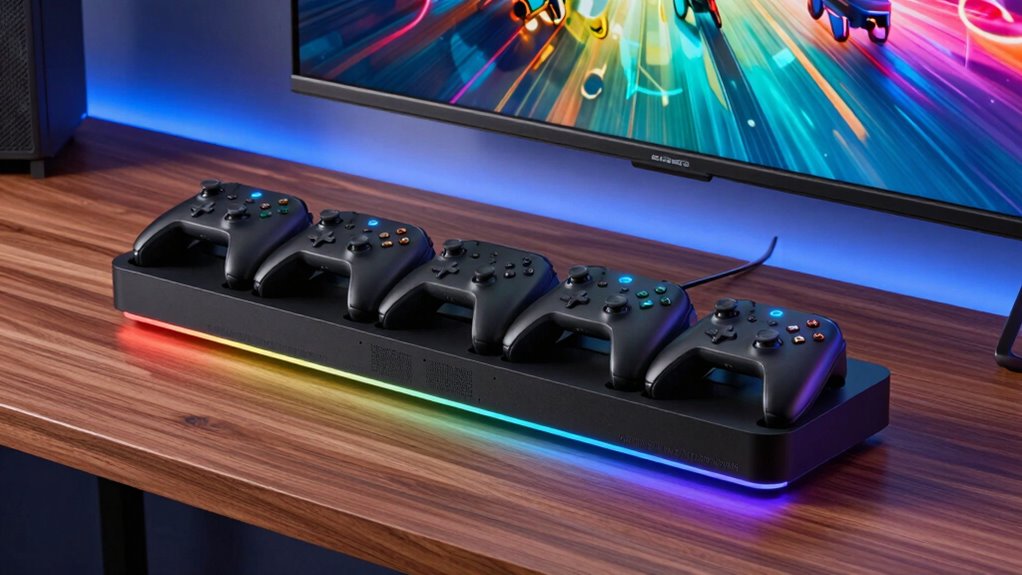 top console charging stations