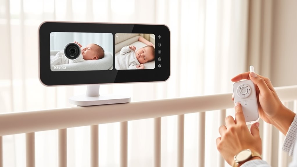 top dual camera baby monitors