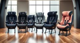 top load leg convertible seats