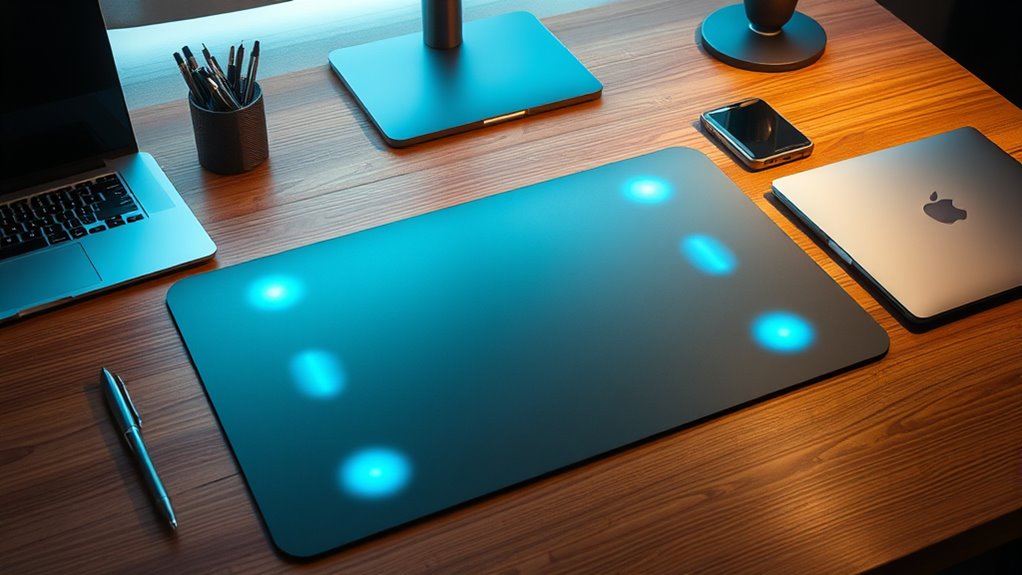 top wireless charging desk mats