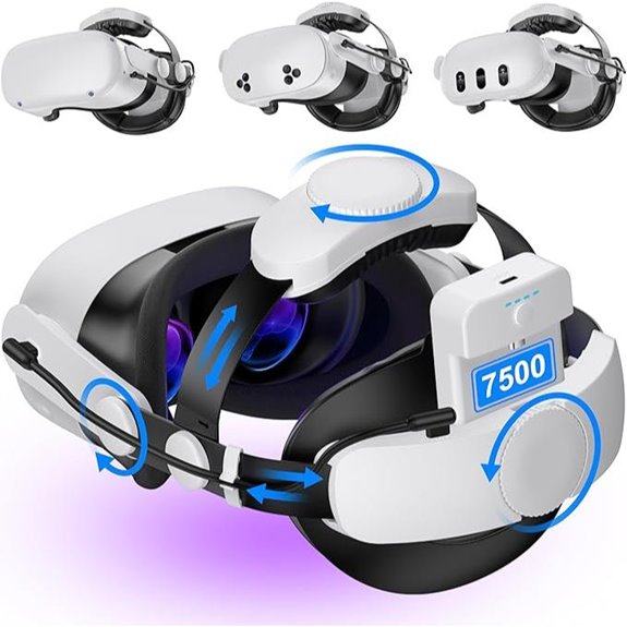 Kawaye VR Head Strap with 7500mAh Battery