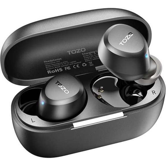 TOZO A1 Wireless Earbuds with Waterproof & Custom EQ