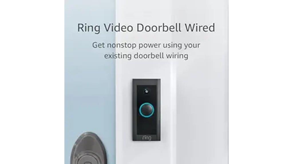 wired doorbell with camera