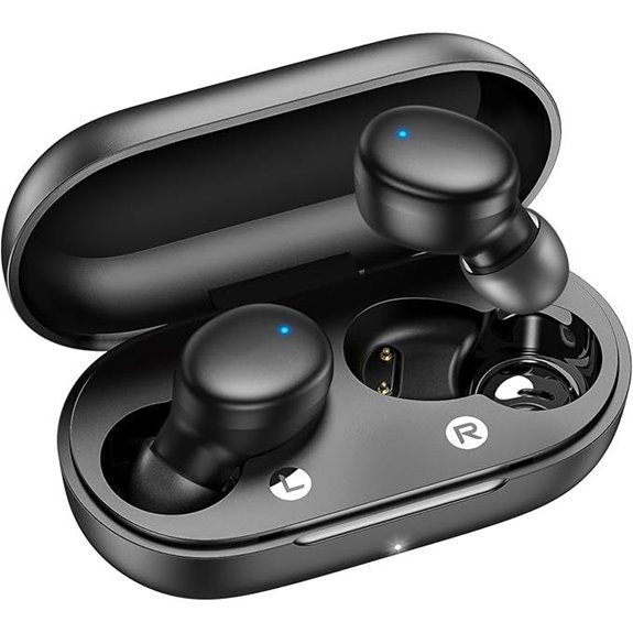 Kurdene Bluetooth 5.3 Wireless Earbuds with Deep Bass