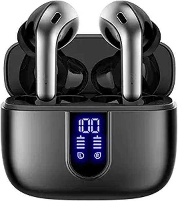 TAGRY True Wireless Earbuds with LED Power Display