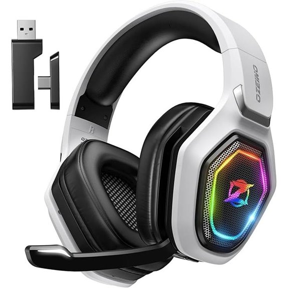 Ozeino Wireless Gaming Headset with Microphone and 40-Hr Battery