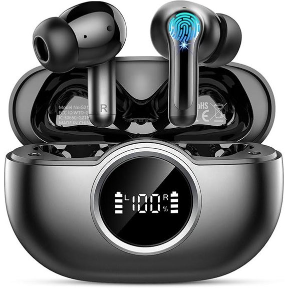 Wireless Bluetooth Earbuds with Noise Cancelling
