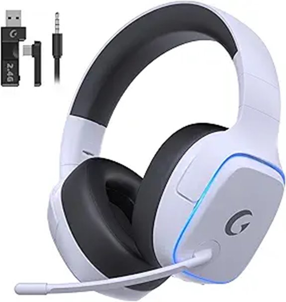 Wireless Gaming Headset for PS5/PC/Switch 70H Battery