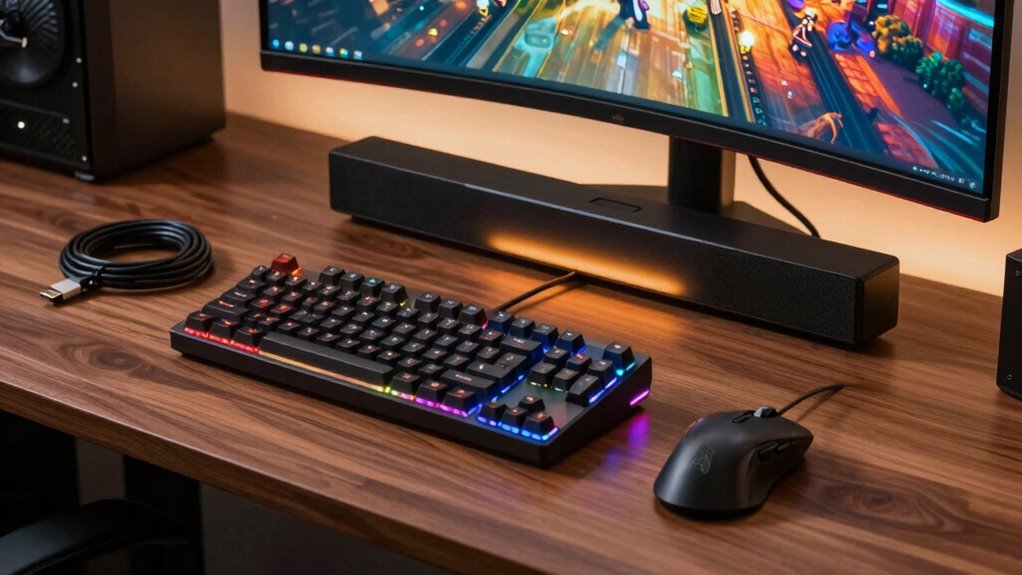 ergonomic immersive gaming setup