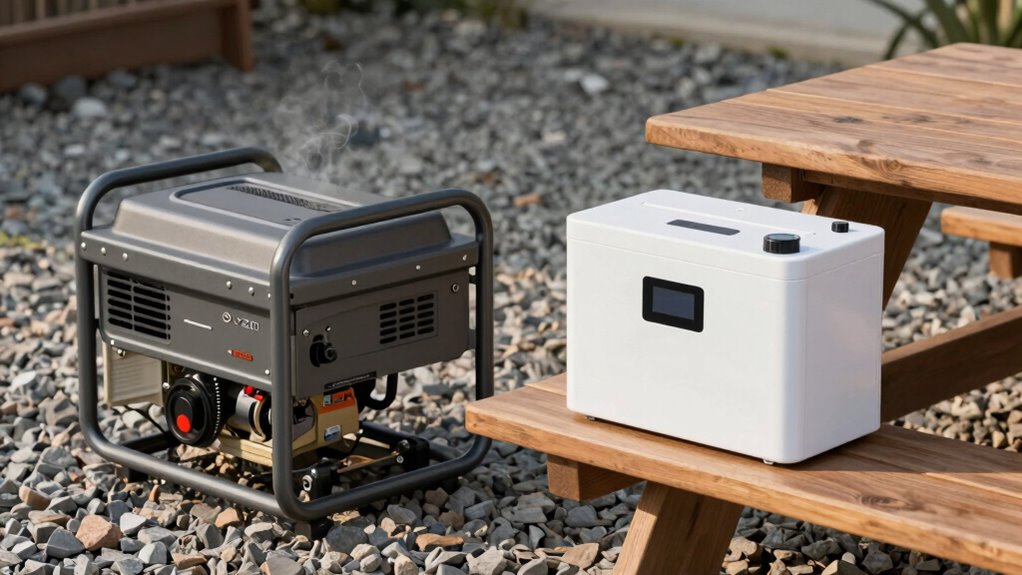 generators emit pollution