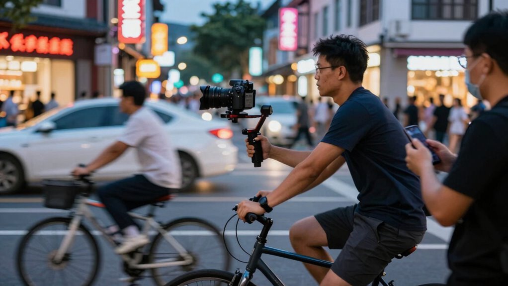 gimbals ensure stable footage