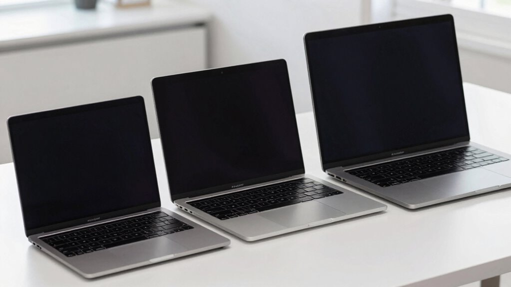 laptop size comparison guide