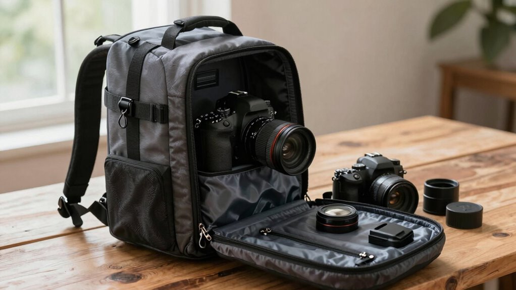 organized ergonomic photography gear