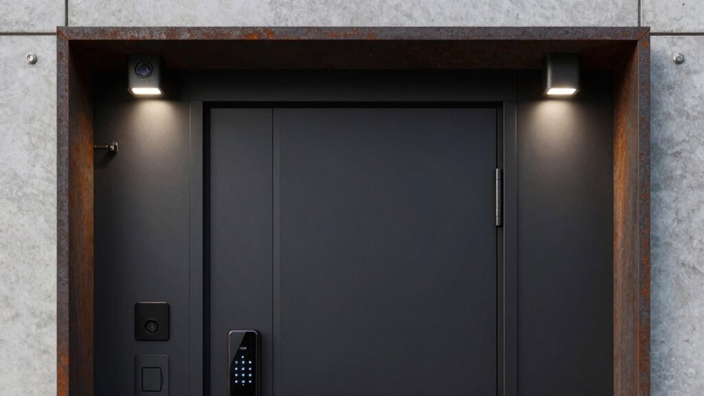 smart lock and camera integration