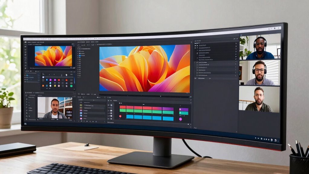 ultrawide monitors enhance multitasking