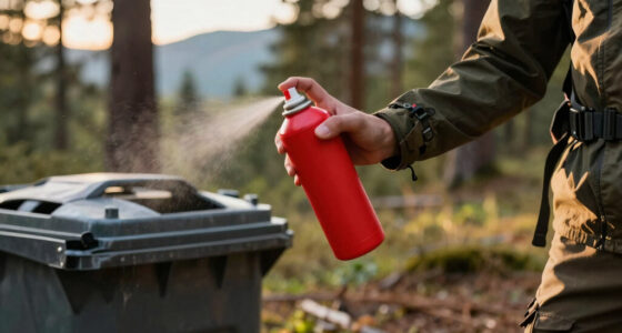 Bear spray is exploding in the trash near Yellowstone National Park