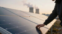 Solar power production undercut by coal pollution