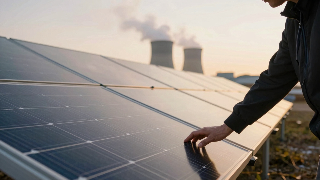 Solar power production undercut by coal pollution