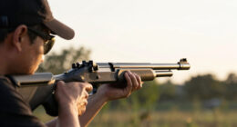 This curved path helps prevent bullets from hitting each other's primers during production