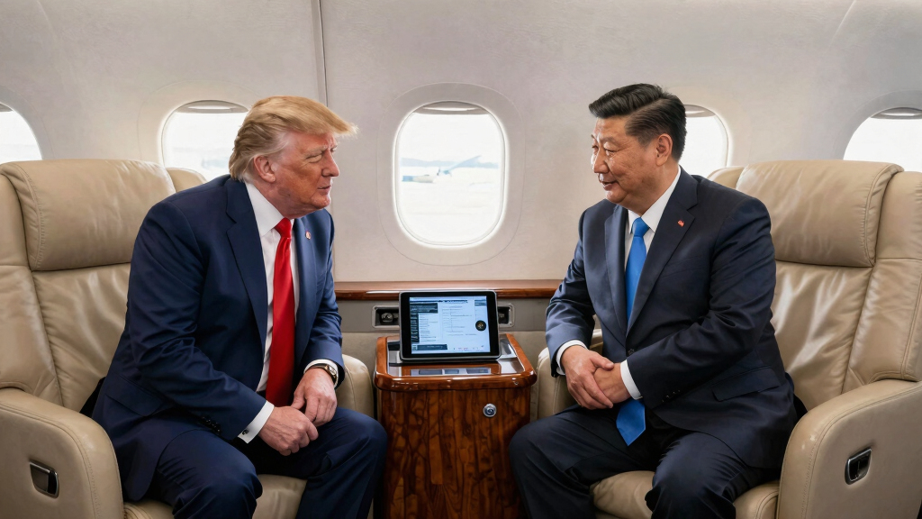 Trump-Xi summit live: US president discusses outcomes aboard Air Force One