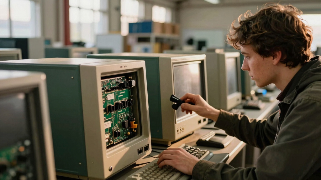 Discovery of Cold War-era rare Eastern Bloc computers in a German hangar