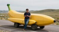 Giant Banana Pulled over in Montana Driver Says Cops Have Stopped Him 100s Times
