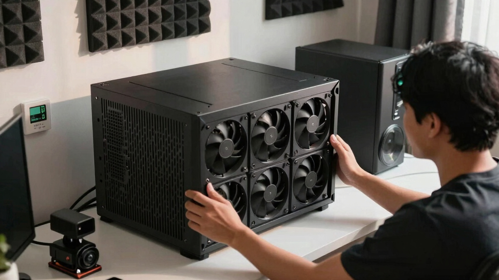 How to Reduce Heat and Noise in a High-Power AI Workstation