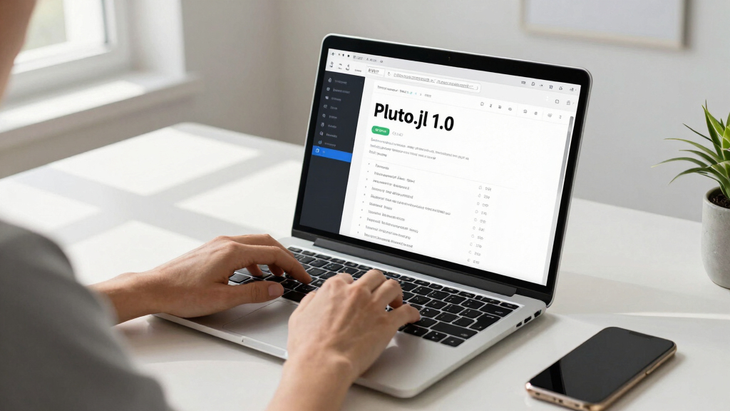 Pluto.jl 1.0 release – reactive notebook for Julia