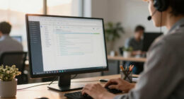 AI output review queue for customer support macros