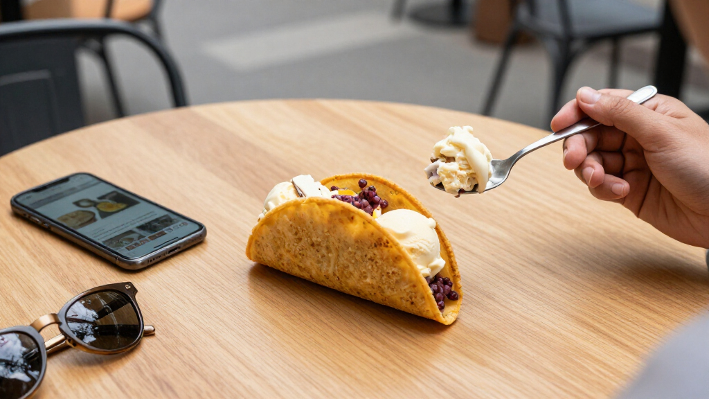 The Food Trend That’s Captivating Google Users: Ice Cream Taco From Taco Bell