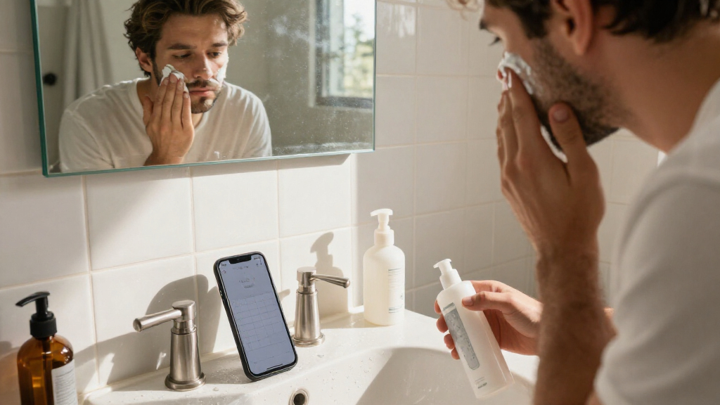 Make Men's Skincare Routine Check-Ins Part Of Your Glow-Up