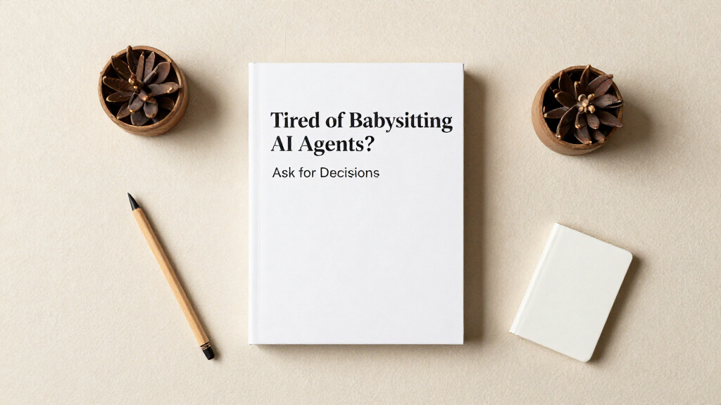 Tired Of Babysitting AI Agents? Ask For Decisions